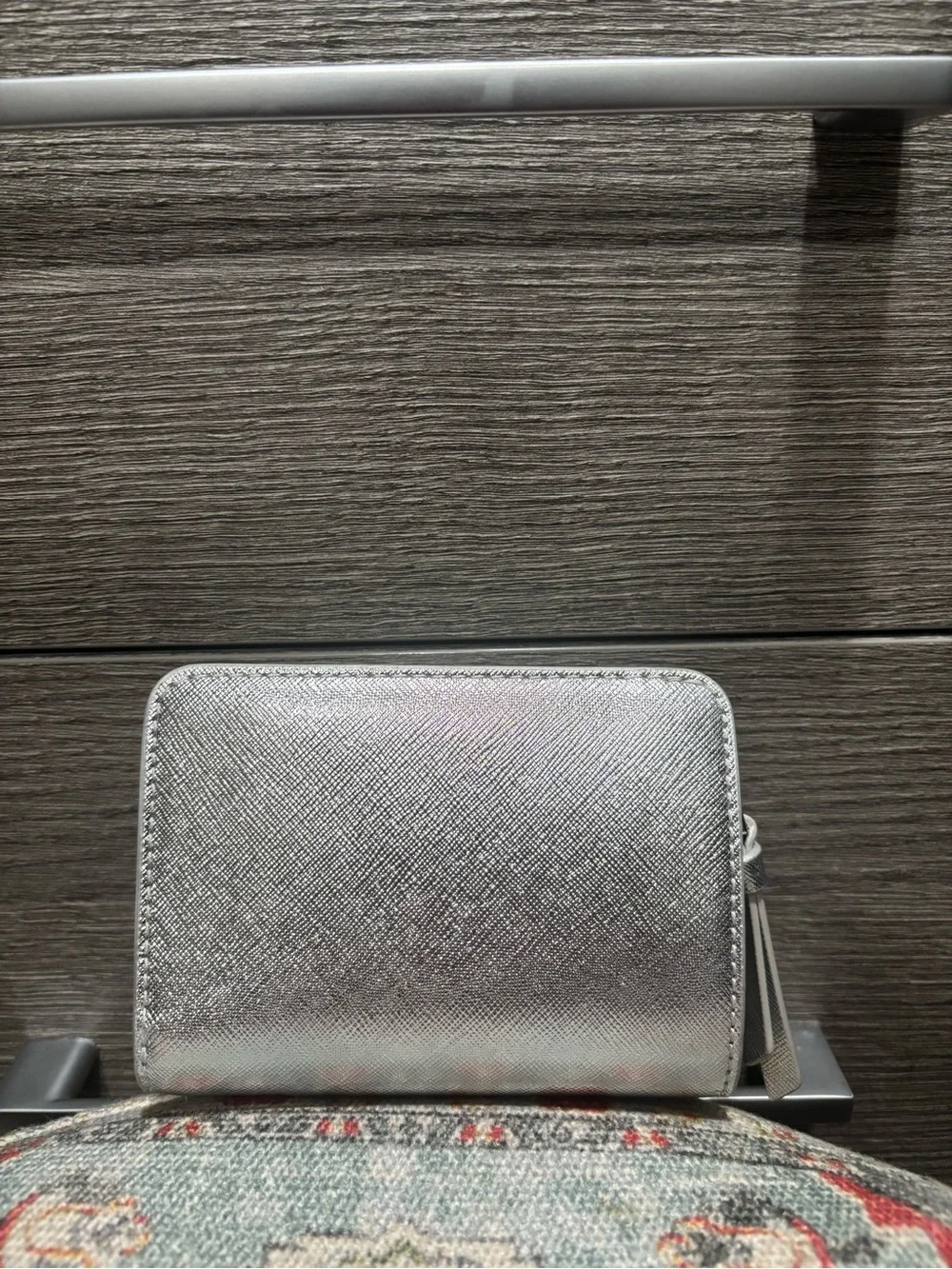 Marc Jacobs Silver Snapshot Wallet